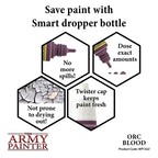The Army Painter Acrylic Warpaints Range Orc Blood 18ml Dropper Bottle - WP1422