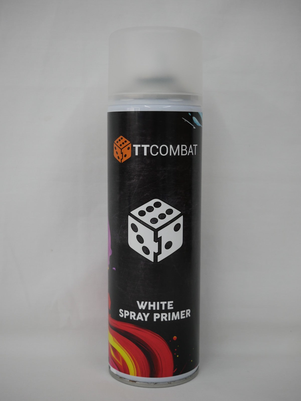 TTCombat White V2 Plastic Scale Model Spray Primer 500ml Aerosol Can - TTAP-001