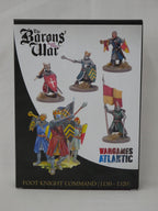 Wargames Atlantic The Barons' War 28mm Foot Knight Command (1150-1320) - WAAAC010