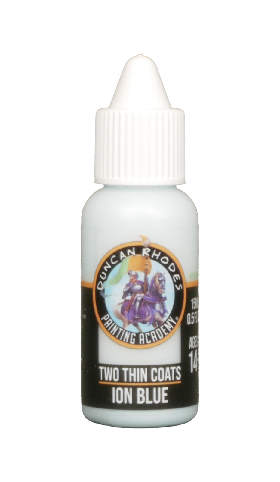 Duncan Rhodes Painting Academy Two Thin Coats Ion Blue 15ml Dropper Bottle 10160