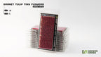 Gamers Grass Garnet Tulip Tiny Flowers Grass Tufts For Bases 370x Pack - GGFS-GT