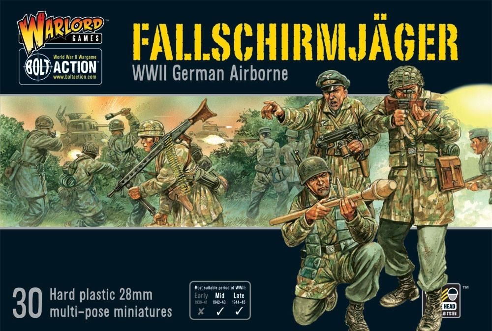 Warlord Games Bolt Action 1:56 Fallschirmjager WWII German Airborne - WGB-FJ-02