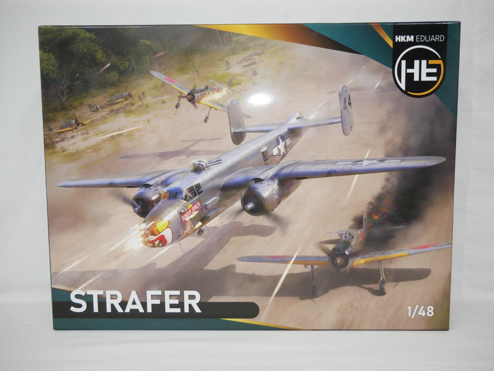 Eduard 1:48 Scale North American B-25J Mitchell Gunship (Strafer) Model - 548001