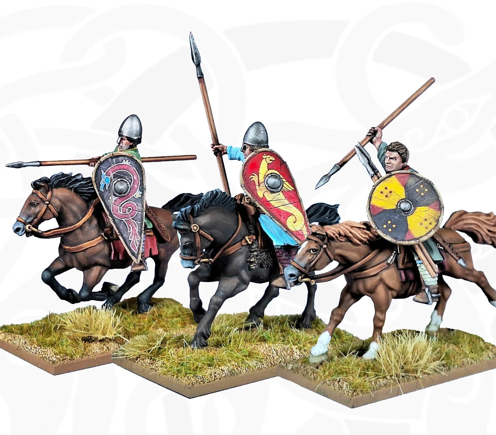 Victrix Warriors Of The Dark Ages 28mm Plastic Norman Unarmoured Cavalry - VXDA012