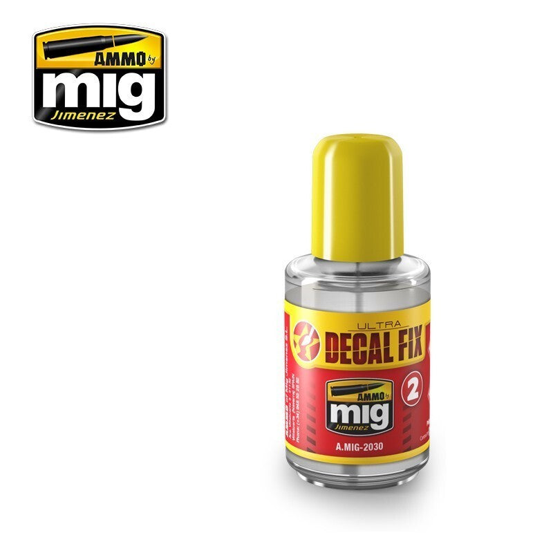 Ammo By Mig Jimenez High-Quality Ultra Decal Fix Solution 30ml Jar - A.MIG-2030