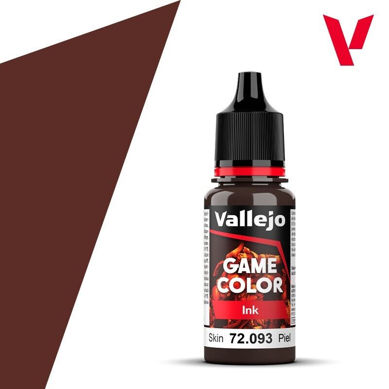Vallejo Game Color Acrylic Ink Range Skin 18ml/0.6 fl oz Dropper Bottle - 72.093