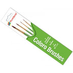 Humbrol Coloro Synthetic Hair Brush Pack Sizes 00, 1, 4, 8 (AG4050)