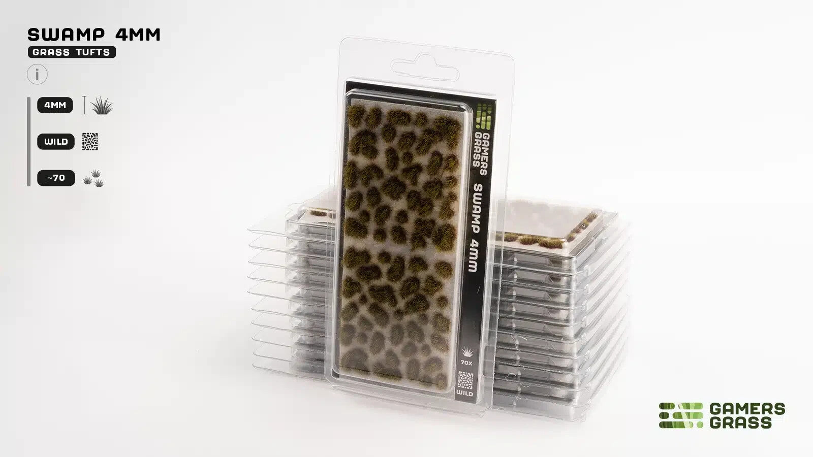 Gamers Grass Wild Swamp 4mm Tufts For Wargaming Mini Bases (70) Per Pack GG4-SW