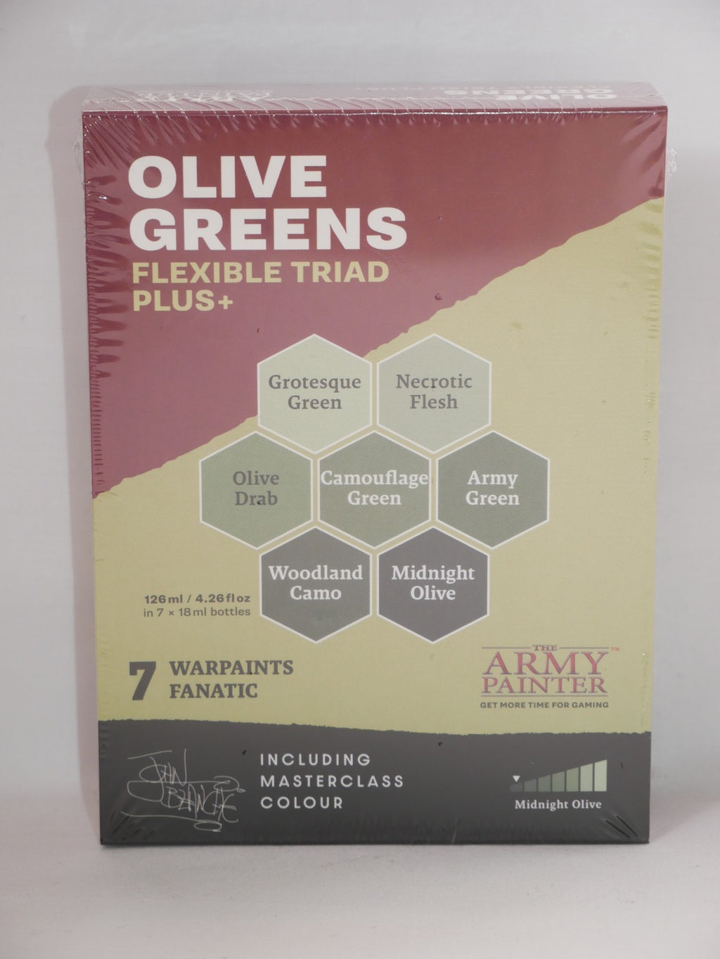 The Army Painter Warpaints Fanatic Flexible Triade Plus+ Olive Greens Set WP8091