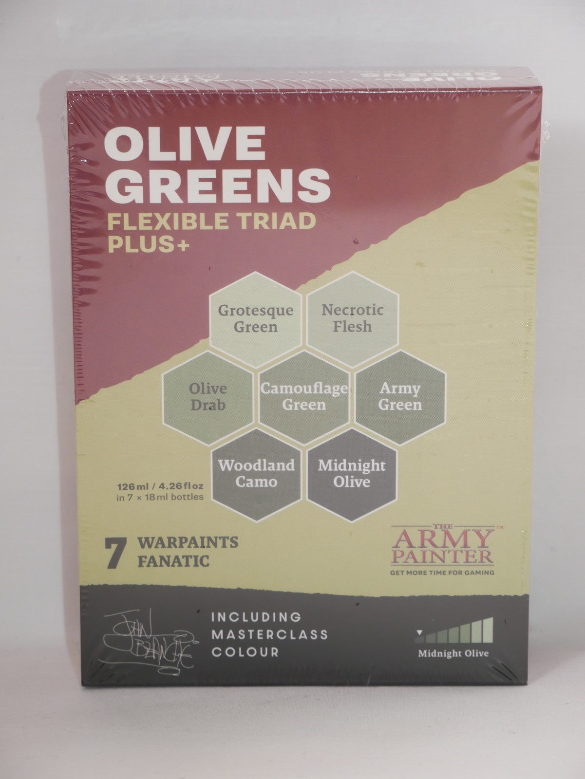 The Army Painter Warpaints Fanatic Flexible Triade Plus+ Olive Greens Set WP8091