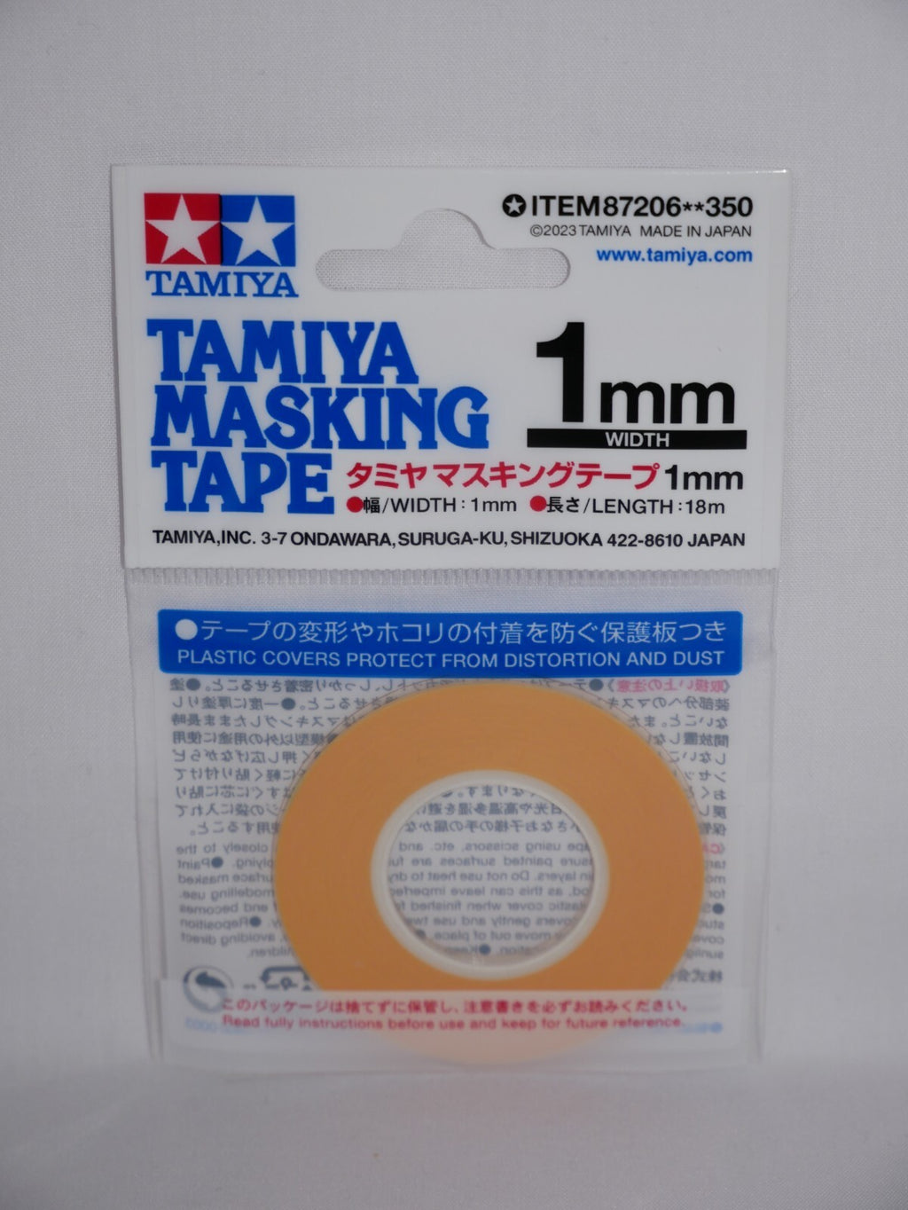 Tamiya Plastic Scale Modelling Superior Adhesion 1mm Masking Tape 18m Roll 87206