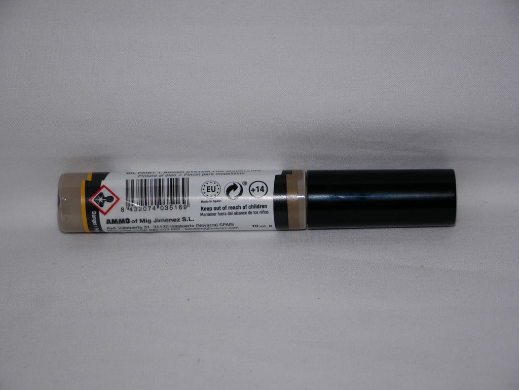 Ammo By Mig Jimenez Oilbrusher Range Dust With Fine Brush Applicator A.MIG-3516