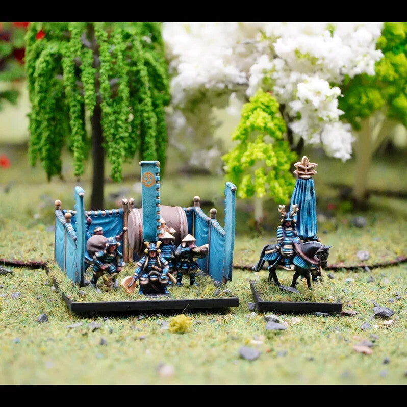 Wargames Atlantic Grand Battle Hard Plastic 10mm Samurai Army Command WAARN007S