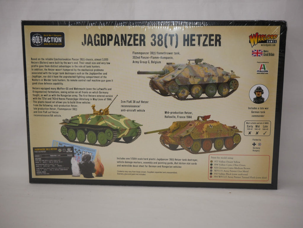 Warlord Games Bolt Action 1:56 Scale German Jagdpanzer 38(T) Hetzer - 402012020