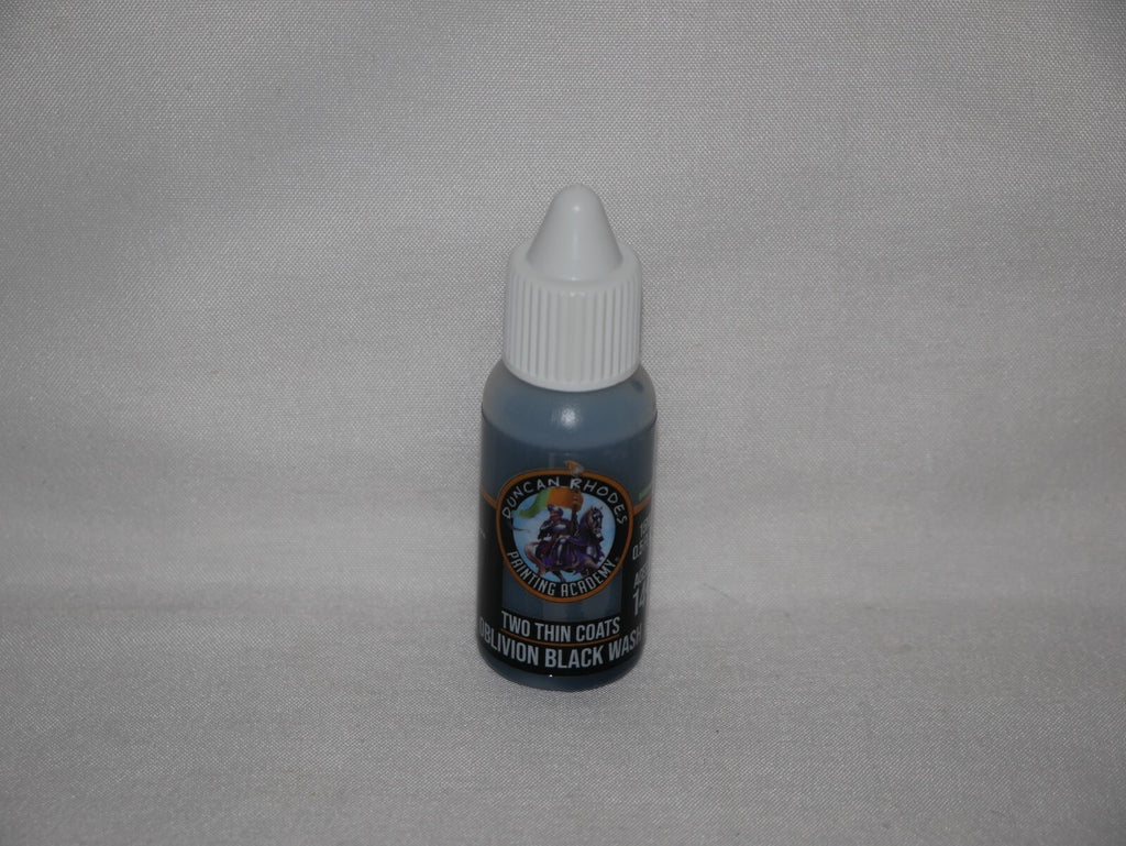Duncan Rhodes Painting Academy 'Two Thin Coats' Oblivion Black Wash 15ml - 10055