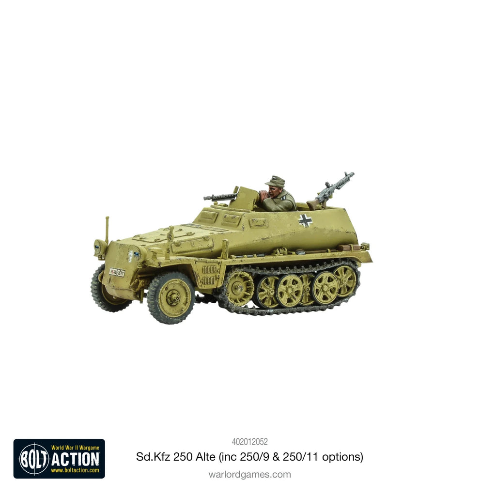 Warlord Games Bolt Action 1:56 Scale WWII SD.KFZ 250 (ALTE) Half-Track - 402012052
