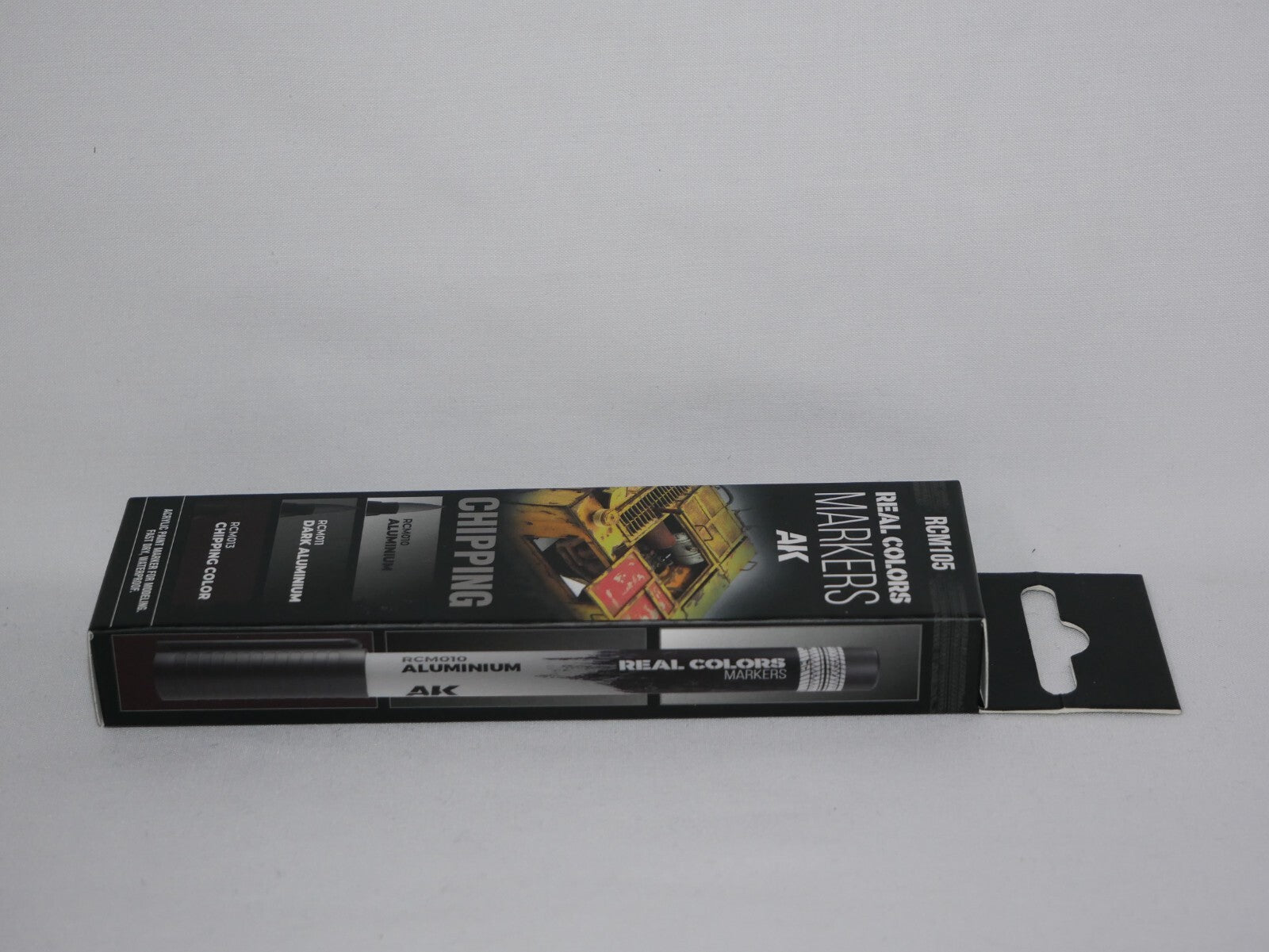 AK Interactive Real Colors Fast Dry Acrylic Markers Chipping 3 Piece Set RCM105
