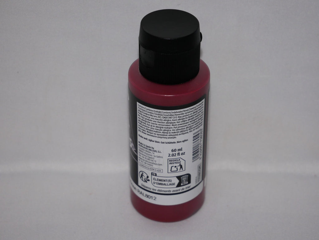 Vallejo Polyurethane Surface Primer German Red Brown 60ml Bottle - 73.605