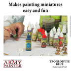 The Army Painter Warpaints Acrylic Troglodyte B1ue 18ml Dropper Bottle - WP1458
