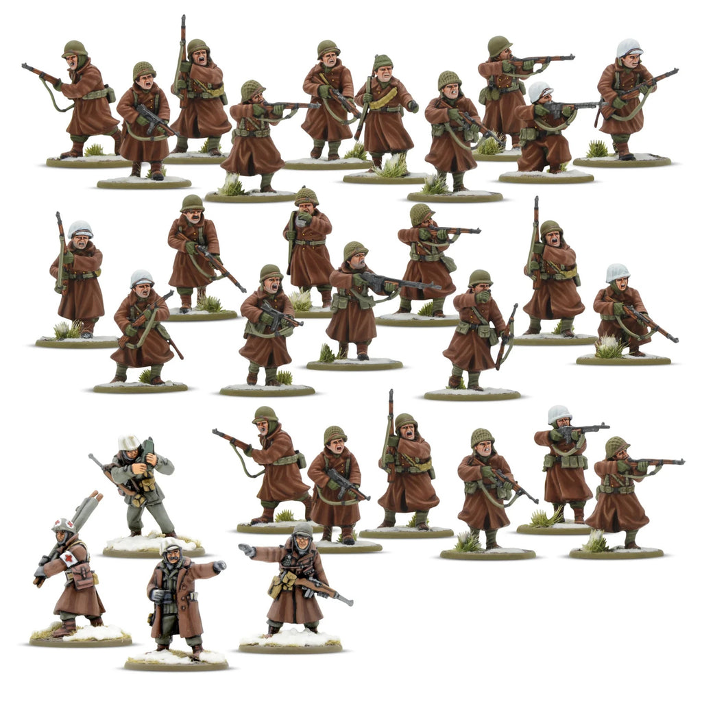 Warlord Game Bolt Action 1:56 Scale WWII US Army (Winter) Starter Army Set - 402613003
