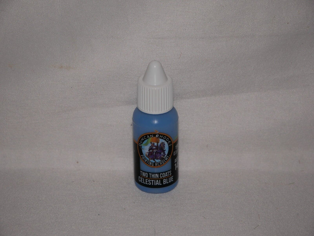 Duncan Rhodes Painting Academy Two Thin Coats Celestial Blue 15ml Dropper 10009