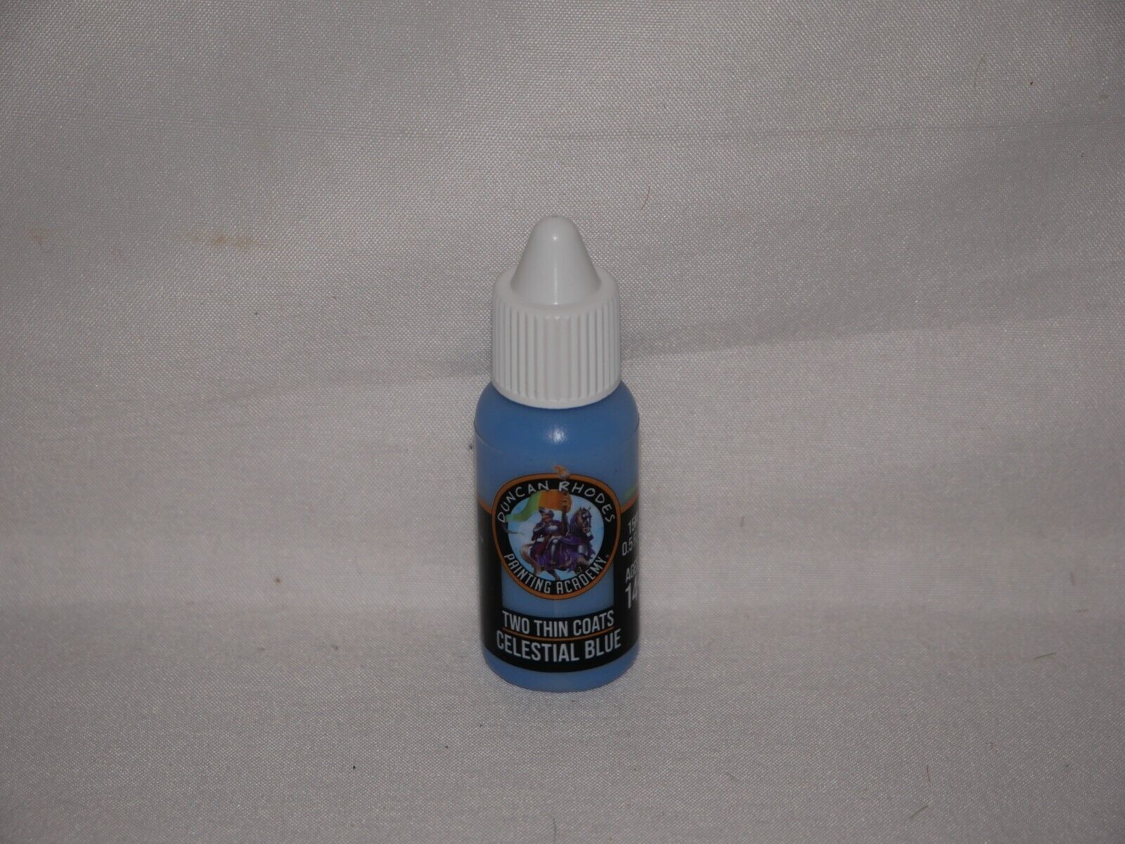 Duncan Rhodes Painting Academy Two Thin Coats Celestial Blue 15ml Dropper 10009