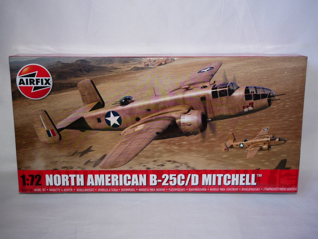 Airfix 1:72 North American B-25C/D Mitchell Model Kit Skill Level 3 - A06015A