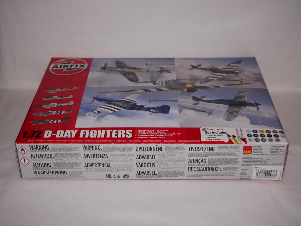 Airfix 1:72 Scale Plastic Model WW2 D-Day Fighters Gift Set Skill Level 1 A50192