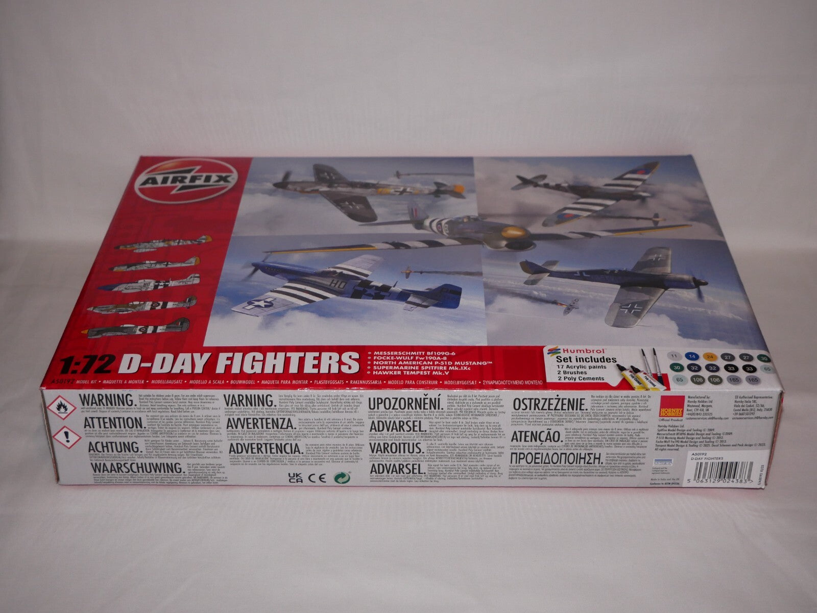 Airfix 1:72 Scale Plastic Model WW2 D-Day Fighters Gift Set Skill Level 1 A50192