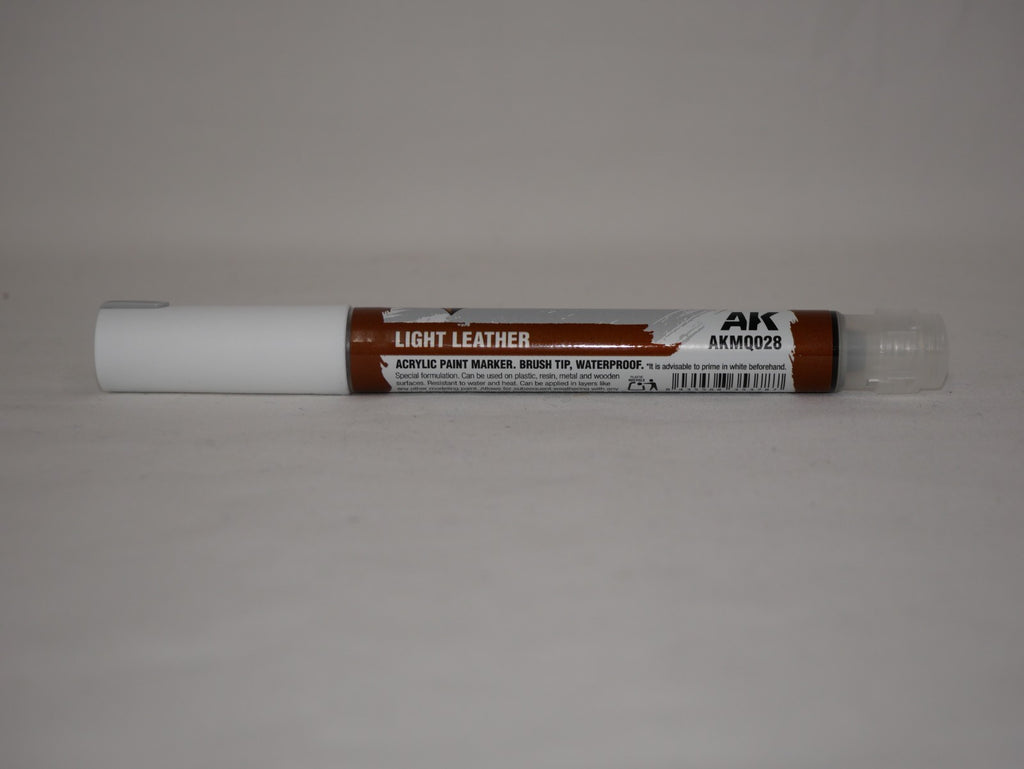AK Interactive Acrylic Quick Gen Markers For Tabletop Wargaming Light Leather - AKMQ028