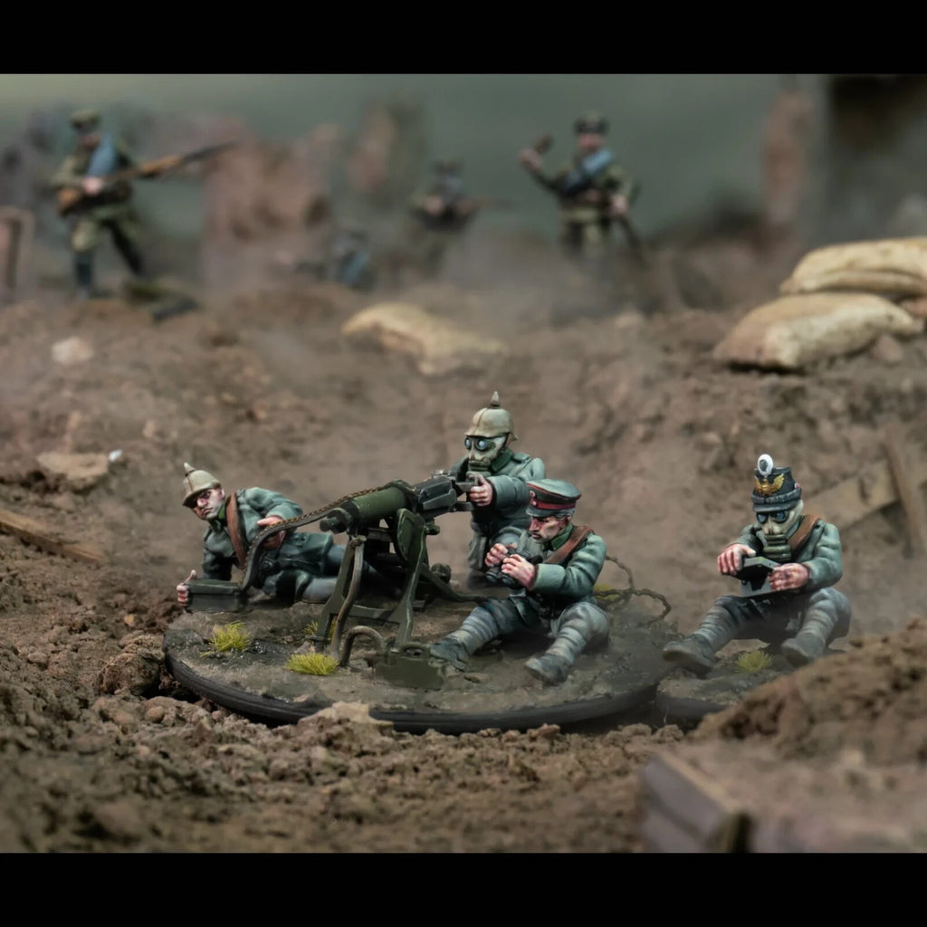 Wargames Atlantic The Great War 28mm German MG-08 Crews (1914-1918) - WAAGW005