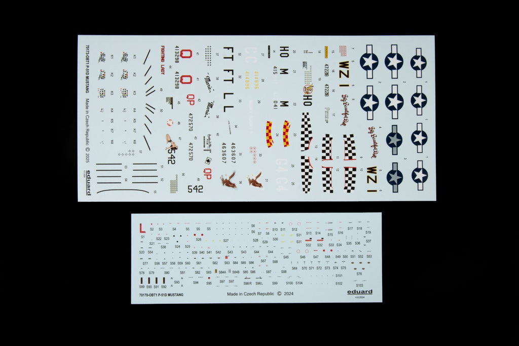 Eduard 1:72 Scale North American P-51D Mustang ProfiPACK Edition Model Kit 70173