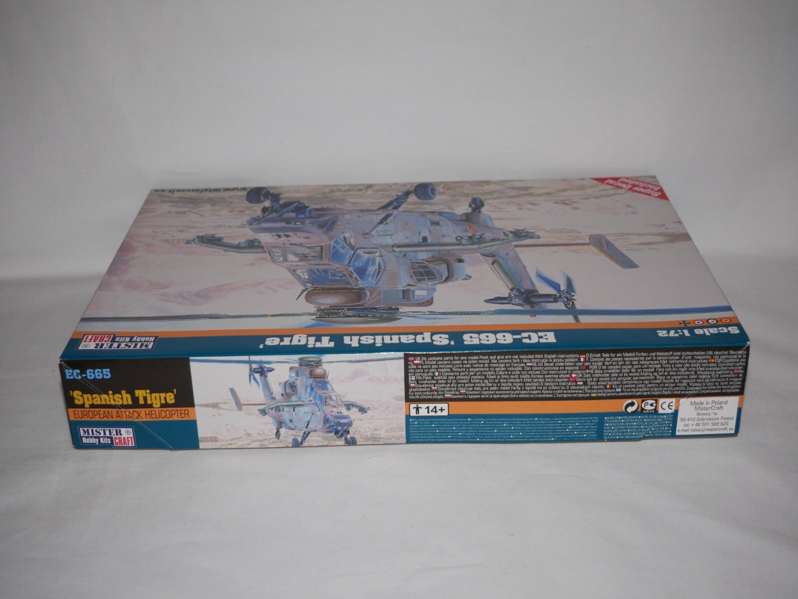 MisterCraft Hobby Kits 1:72 Scale (D-59) EC-665 'Spanish Tigre' - 040598