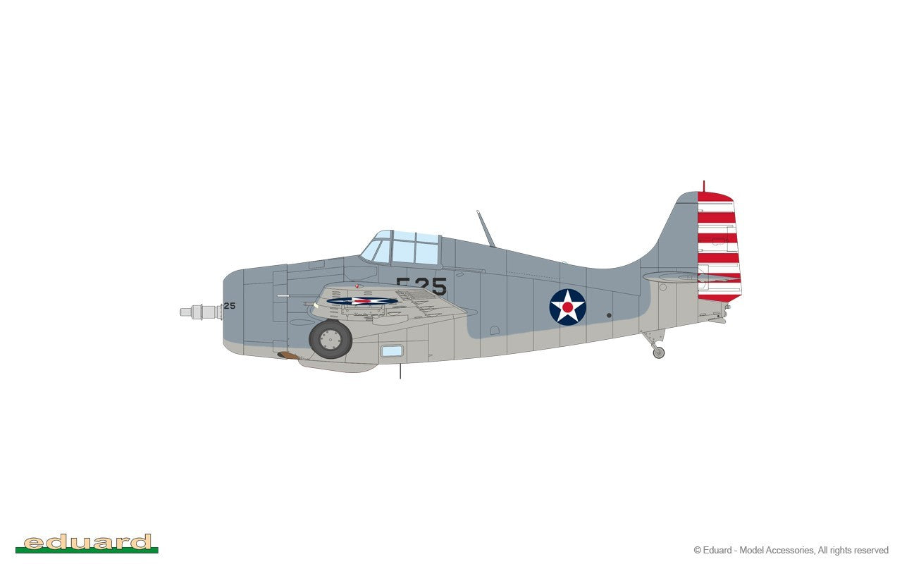 Eduard 1:48 Scale (F4F-3 & F4F-4) Widway Dual Combo Limited Edition Set - 11166