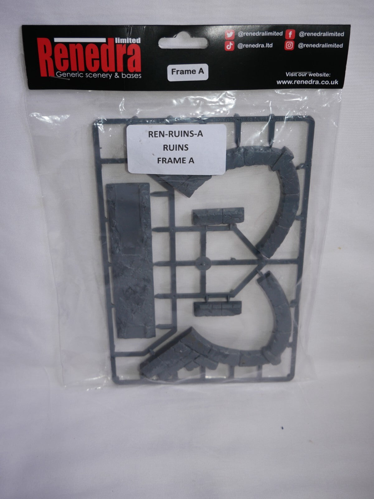 Renedra Ltd Generic Scenery & Bases 28mm Wargaming Ruins Frame (A) REN-RUINS-A