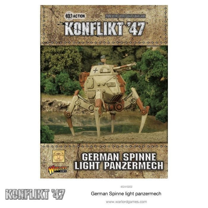 Warlord Games Konflikt 47 1:56 Scale German Spinne Light Panzermech - 452410202