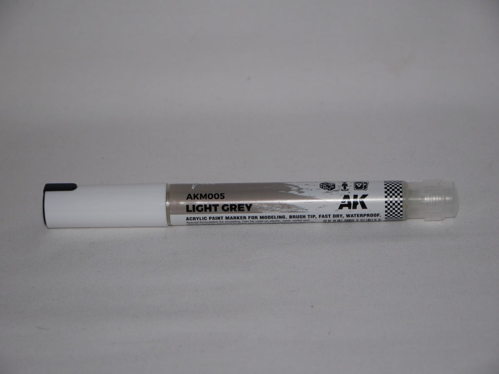 AK Interactive Acrylic Paint Playmarkers For Tabletop Games Light Grey - AKM005