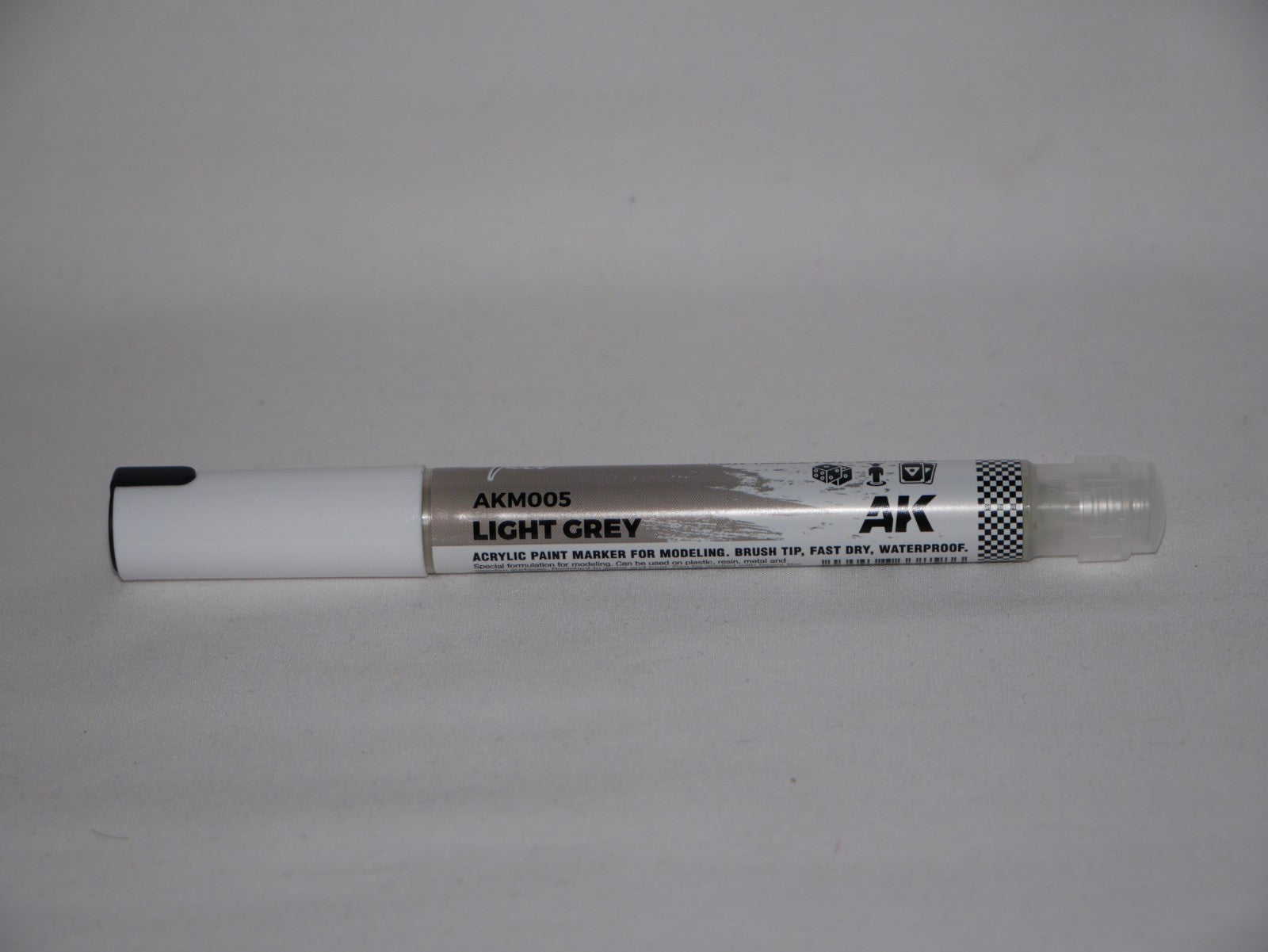 AK Interactive Acrylic Paint Playmarkers For Tabletop Games Light Grey - AKM005