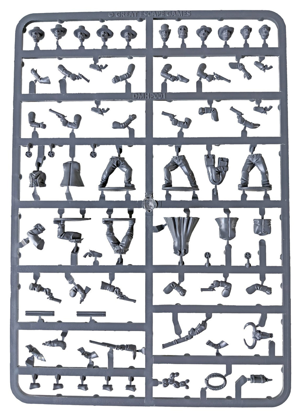Great Escape Games Dead Man's Hand 28mm Scale Hard Plastic Gunfighters - DMHP001