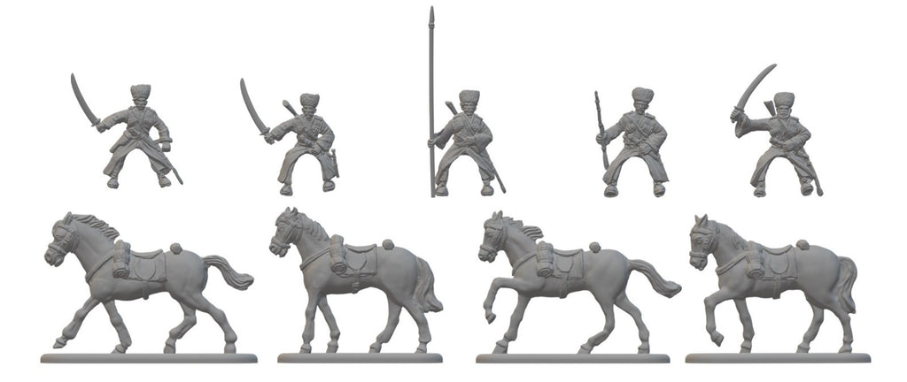 Hat Industrie 1:72 Scale World War 1 (WW1) Russian Cossacks Plastic Models - 8315