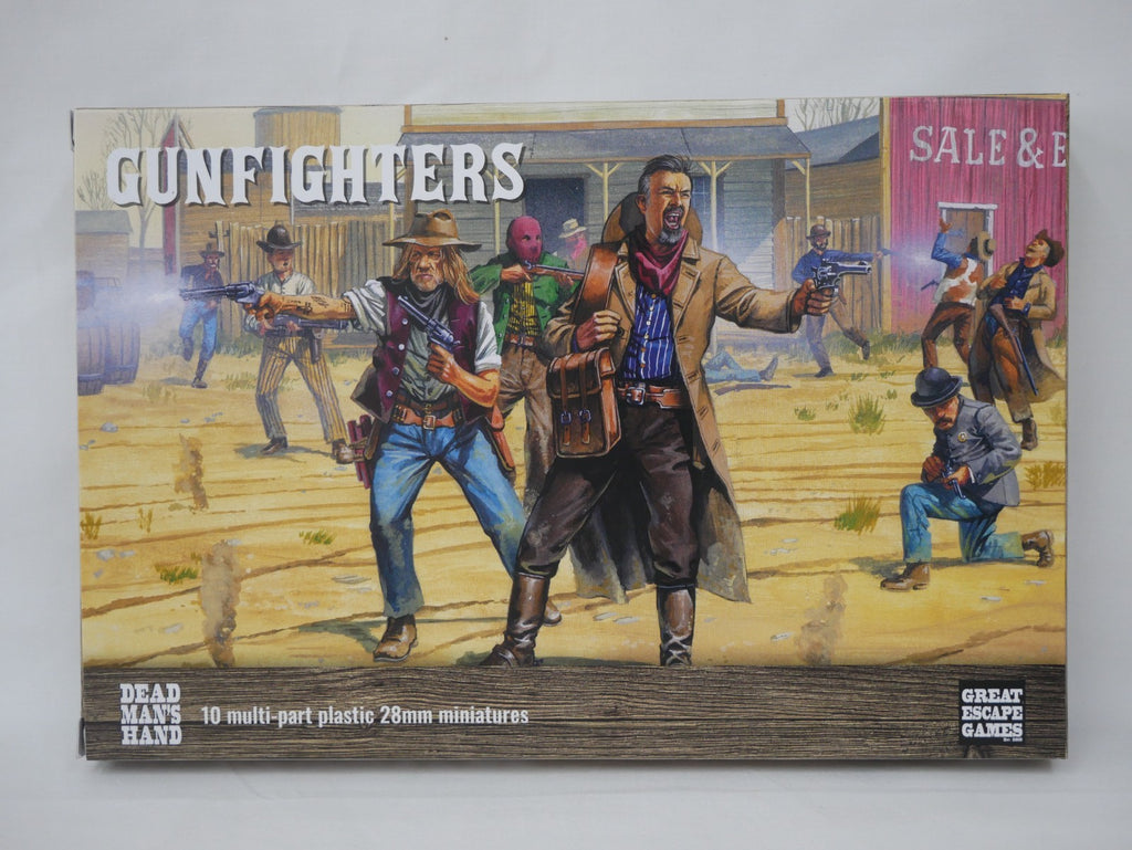 Great Escape Games Dead Man's Hand 28mm Scale Hard Plastic Gunfighters - DMHP001