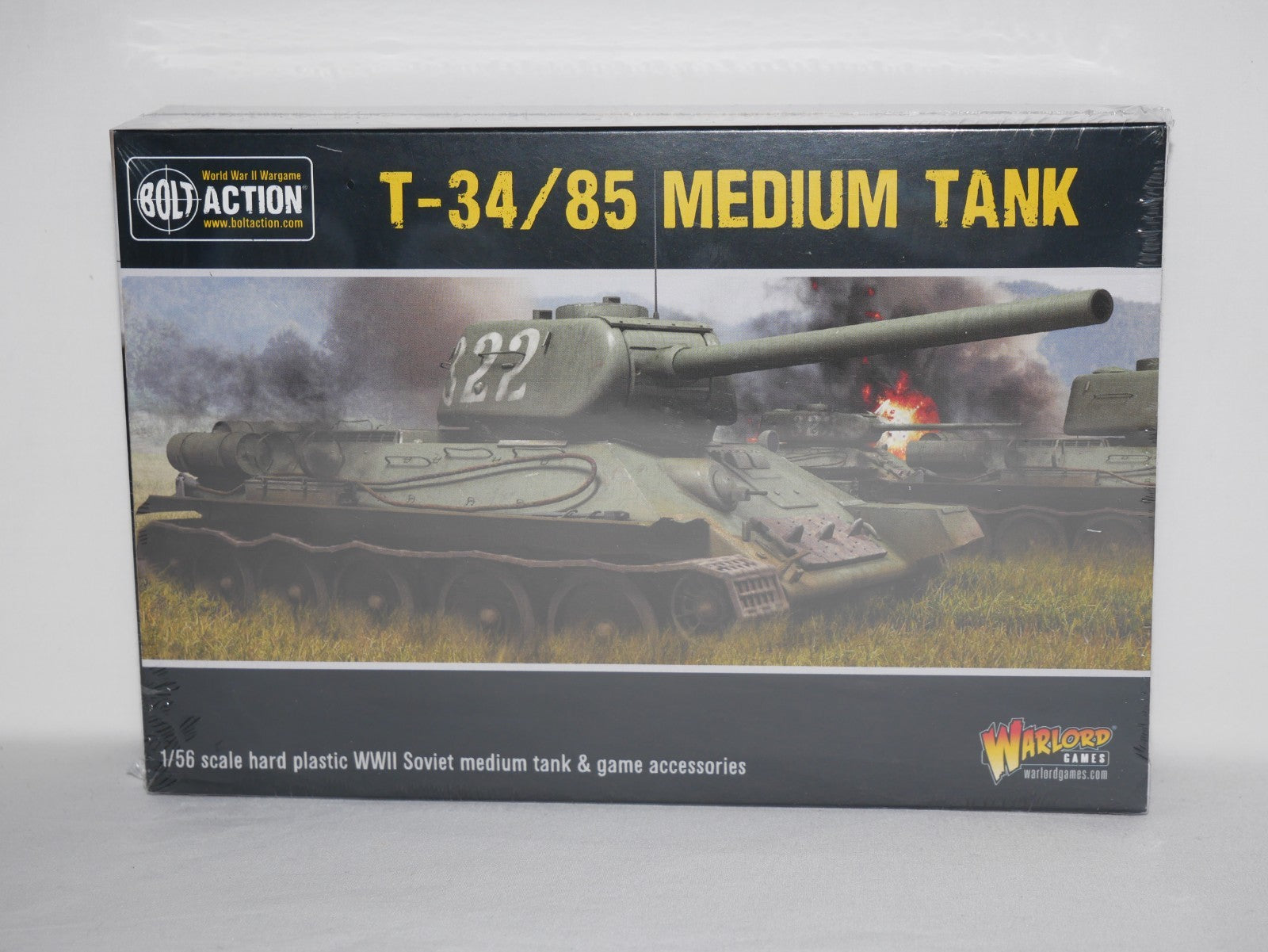 Warlord Games Bolt Action 1:56 Scale WWII Soviet T-34/85 Medium Tank - 402014004