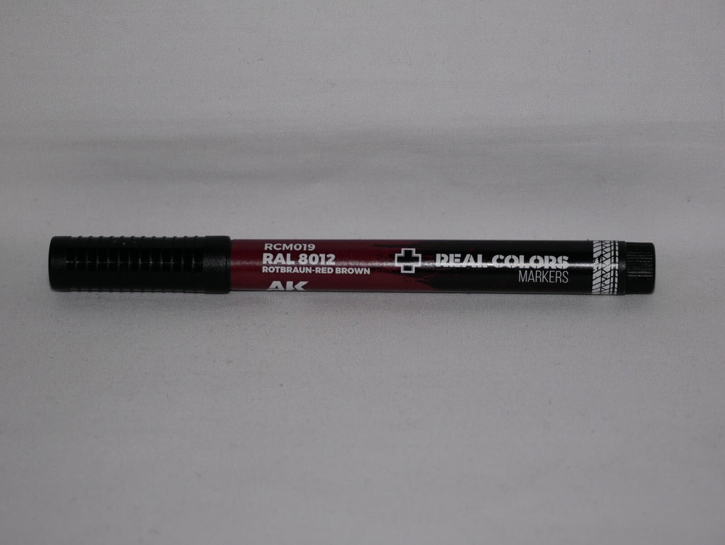 AK Interactive Real Colors Acrylic Markers RAL 8012 Rotbraun-Red Brown - RCM019