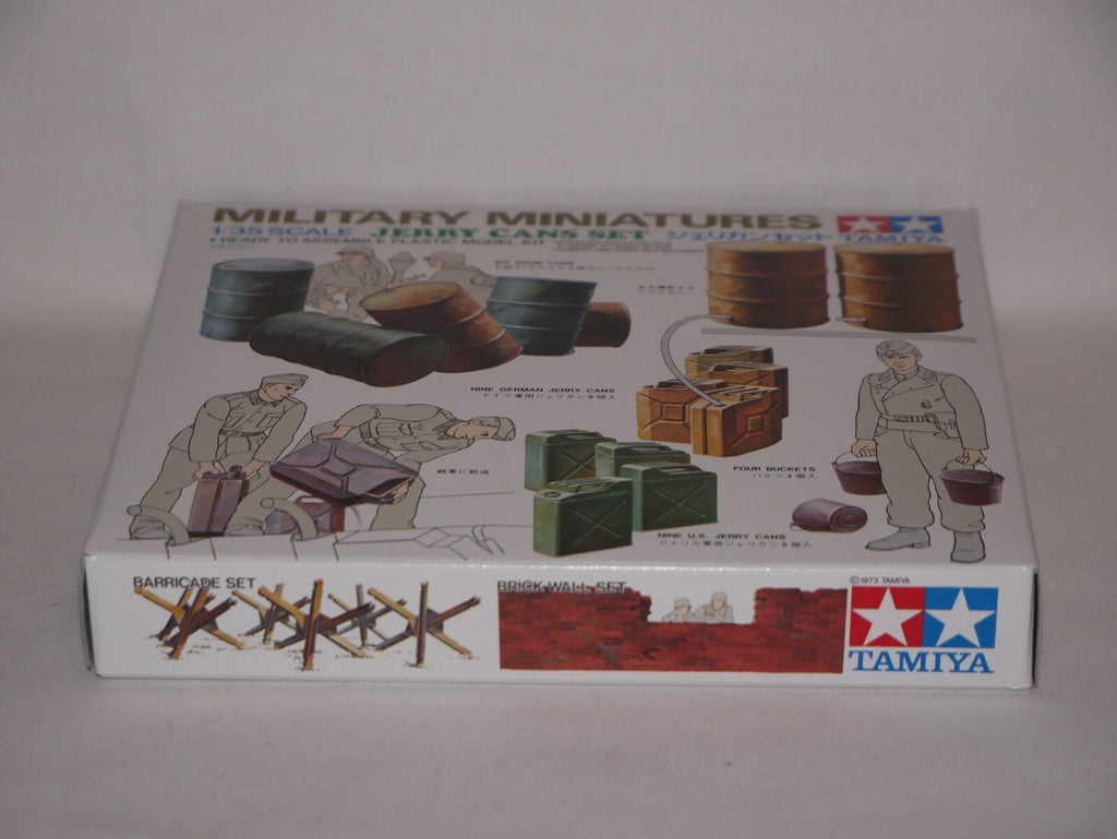 Tamiya Military Miniatures 1:35 Scale U.S and German Type Jerry Cans Set - 35026