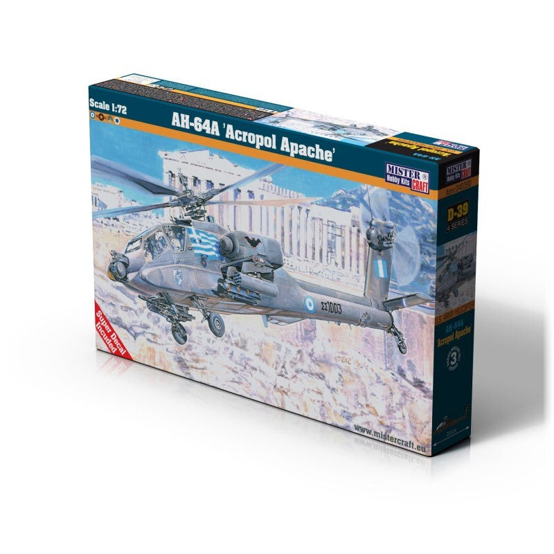 MisterCraft Hobby Kits 1:72 Scale (D-39) Boeing AH-64A 'Acropol Apache' - 040390