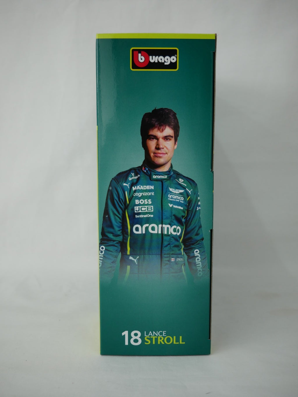 Burago 1:43 Aston Martin Cognizant Aramco Formula 1 Team Pit Pass Diorma Playset - #18-38460S