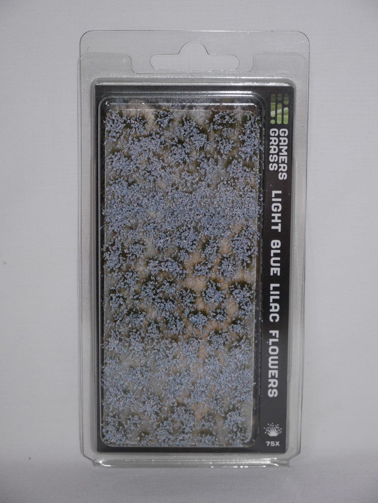 Gamers Grass Light Blue Lilac Flowers Grass Tufts For Bases 75 Per Pack GGFS-LBL