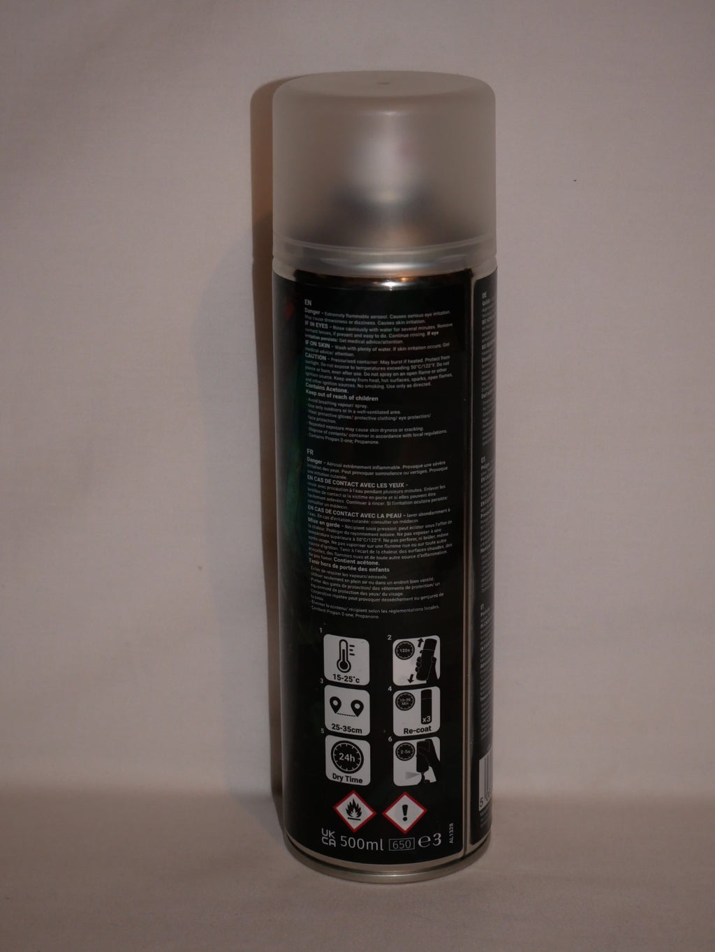 The Colour Forge Sunset Yellow Matt Finish Model Primer 500ml Aerosol Spray Can