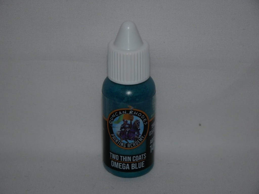 Duncan Rhodes Painting Academy Two Thin Coats Range Omega Blue 15ml Bottle 10164