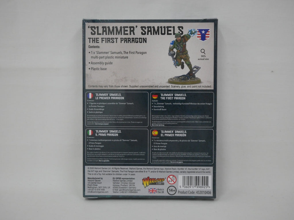 Warlord Games Konflikt 47 1:56 'Slammer' Samuels, The First Paragon - 452010406